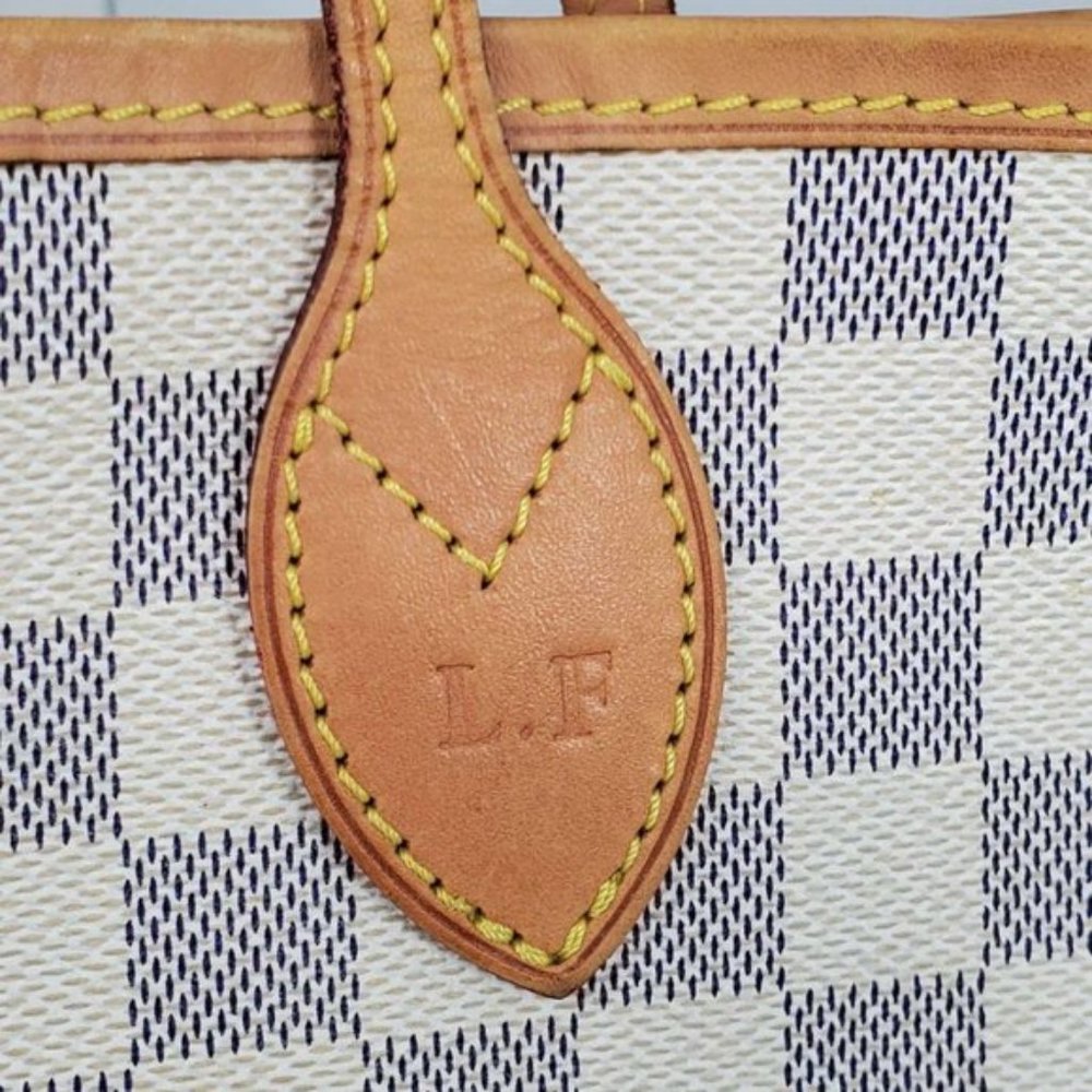Louis Vuitton Neverfull GM Damier Azur Tote Bag - Picture 13 of 16